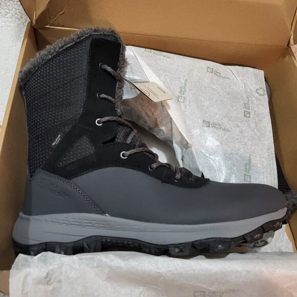 NEW Jack Wolfskin Women's WATERPROOF Backpacking Boot Phantom/Black SIZE 10 Wide - Picture 6 of 9